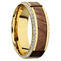14K Yellow Gold + Polish , Polish Finish