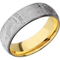 Meteorite + None Finish + 18K Yellow Gold