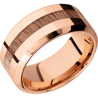 14K Rose Gold + Polish , Polish Finish