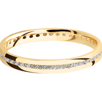10K Yellow Gold + Polish Finish