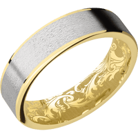 14K Yellow Gold + Polish Finish