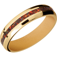 10K Yellow Gold + Polish , Polish Finish + Gold