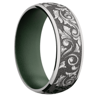 Titanium + Polish Finish + Highland Green