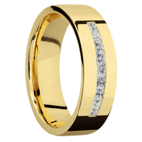 10K Yellow Gold + Polish Finish