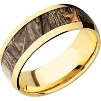 18K Yellow Gold + Polish Finish