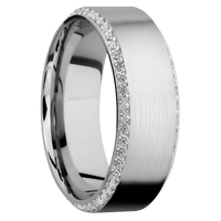 Palladium Silver + Satin , Polish Finish