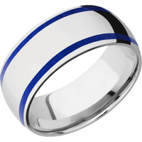 18K White Gold + Polish Finish