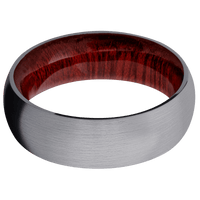Tantalum + Satin Finish + Blood Wood