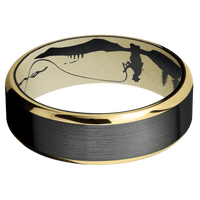 Zirconium + Satin , Polish Finish + Bright Nickel