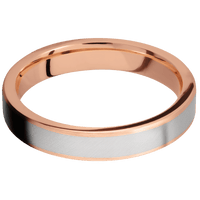 18K Rose Gold + Satin Finish