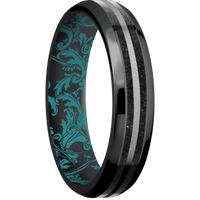 Zirconium + Polish , Polish Finish + Teal