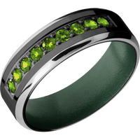 Zirconium + Polish , Polish Finish + Eastern Green