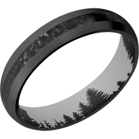 Zirconium + Satin Finish + Crushed Silver