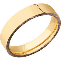 10K Yellow Gold + Polish Finish