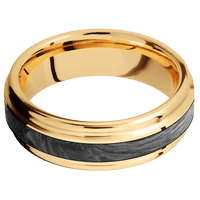 14K Yellow Gold + Polish , Polish Finish