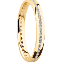 10K Yellow Gold + Polish Finish