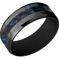 Zirconium + Hammer , Polish Finish + Black