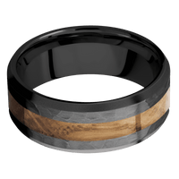 Zirconium + Hammer , Bead Finish