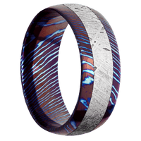 Titanium Damascus + Polish Finish