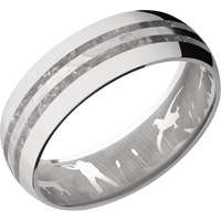 Palladium Silver + Polish Finish