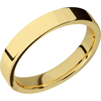 14K Yellow Gold + Polish Finish