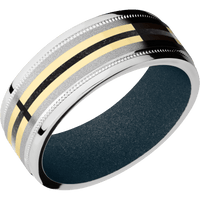 Cobalt Chrome + Sand , Polish Finish + Blue Titanium