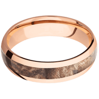 14K Rose Gold + Polish Finish