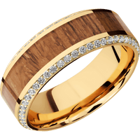 10K Yellow Gold + Polish , Polish Finish