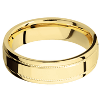 22K Yellow Gold + Polish , Polish Finish