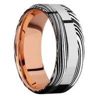 Marble + Acid Finish + 14K Rose Gold