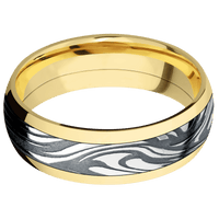 14K Yellow Gold + Polish Finish