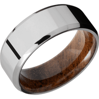 Titanium + Polish , Polish Finish + Koa