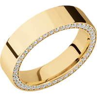 10K Yellow Gold + Polish Finish