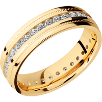14K Yellow Gold + Polish , Polish Finish