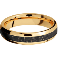 14K Yellow Gold + Polish , Polish Finish