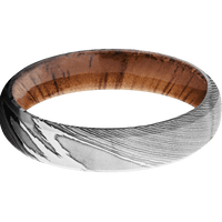 Damascus + Polish Finish + Koa