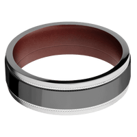 Cobalt Chrome + Polish , Bead Finish + Crimson