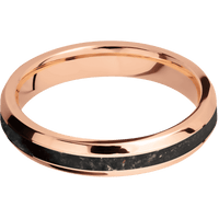 14K Rose Gold + Polish , Polish Finish