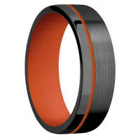 Zirconium + Satin , Polish Finish + Hunter Orange