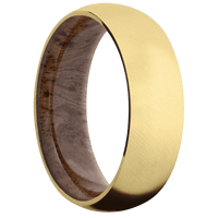 14K Yellow Gold + Anglesatin Finish + Pyinmaburl