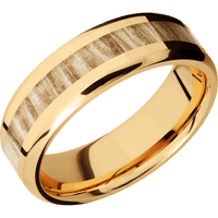 14K Yellow Gold + Polish , Polish Finish