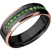 Zirconium + Hammer , Polish Finish