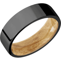 Zirconium + Polish Finish + Boxelder Burl
