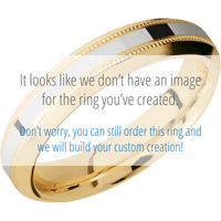 10K Yellow Gold + Satin , Satin Finish