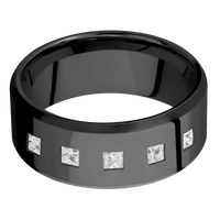 Zirconium + Polish , Satin Finish