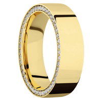 10K Yellow Gold + Polish Finish