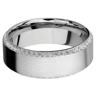 Palladium Silver + Satin , Polish Finish