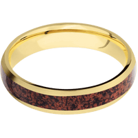 10K Yellow Gold + Satin Finish