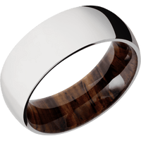 Cobalt Chrome + Polish Finish + Cocobolo
