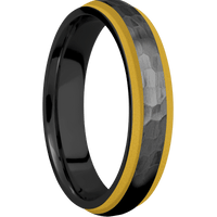 Zirconium + Hammer , Satin Finish